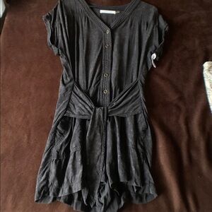 Mustard Seed black wash Romper